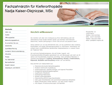 Tablet Screenshot of kfo-treptow.de